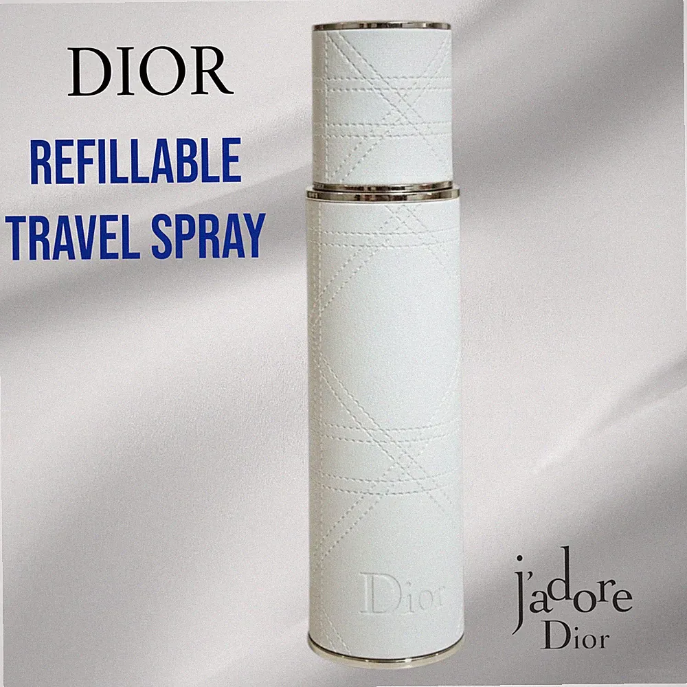 Dior Jadore EDP Refillable Perfume Atomizer Leather Case Travel Limited