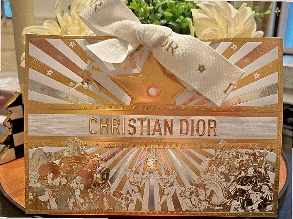 DIOR Perfume Bag Limited Edition Sakura holiday gift set wedding birthday Gold