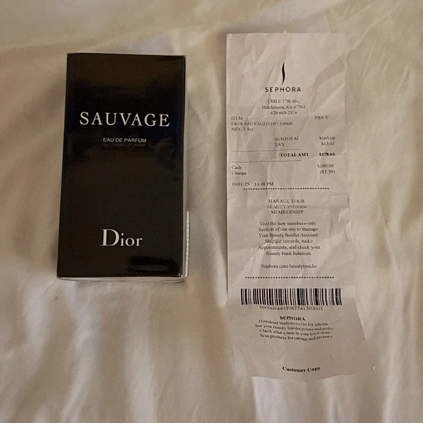 Dior Sauvage Eau de Parfum 100ml Spray Sealed Men's Fragrance