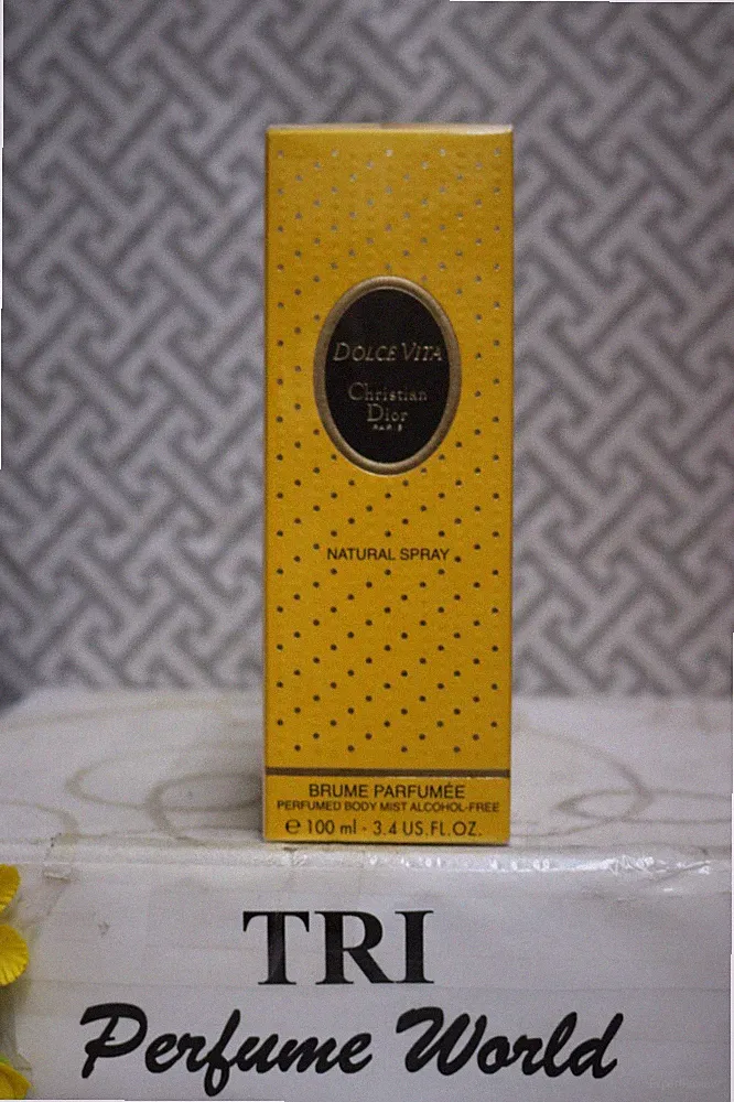 Dolce Vita Christian Dior Perfume Body Mist Alcohol Free Women Spray 3.4 fl. oz.